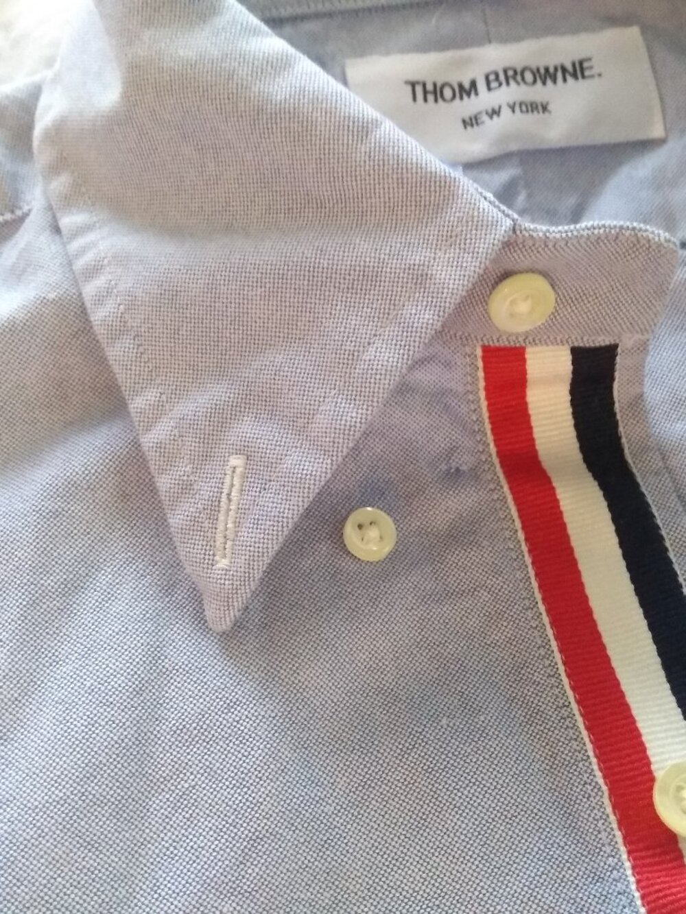 New Thom Browne White Oxford Cloth Button Down Size TB1 - Picture 10 of 11